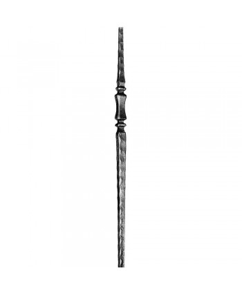 9-ARF Poste forjado con adorno central