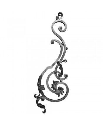 31-ARF Adorno forjado inicial para baranda