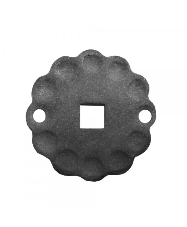 7-BAF Placa de forja artística con o sin agujero