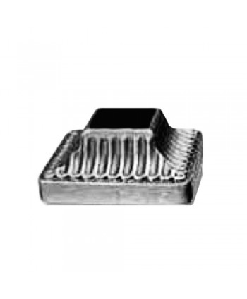 9-BAF Base de forja ornamental para cuadrado
