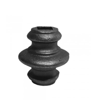 4-MF Macolla para barrote de hierro forjado