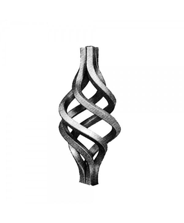 10-MF Piña de hierro forjado para barrotes y adornos