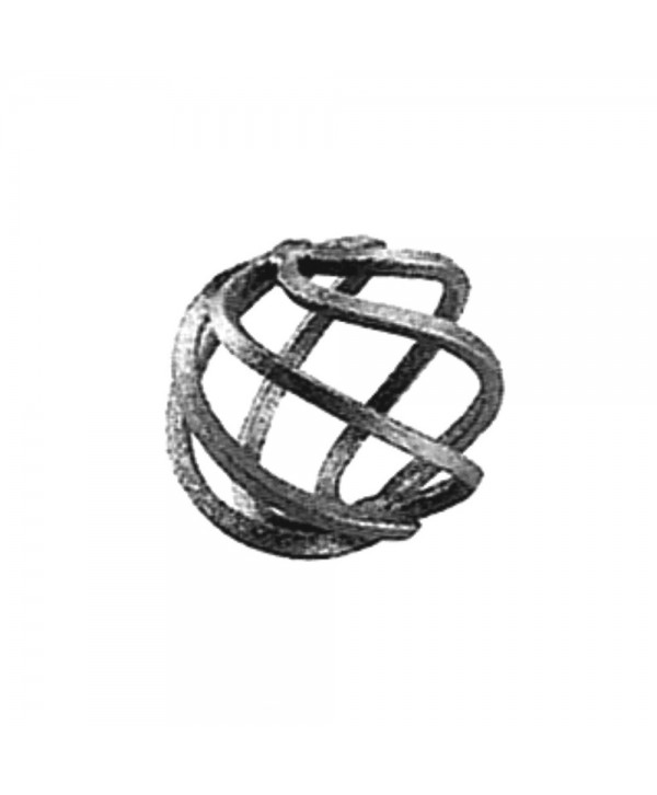 13-MF Piña de forja para barrotes o decoración