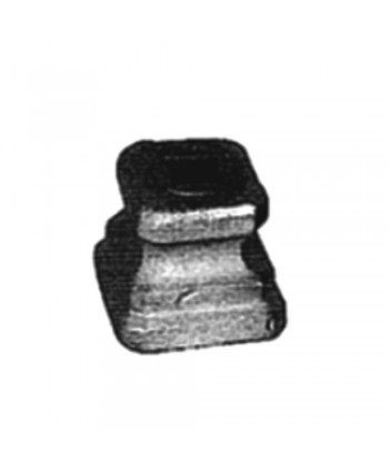 15-MF Macolla base de forja para barrote cuadrado