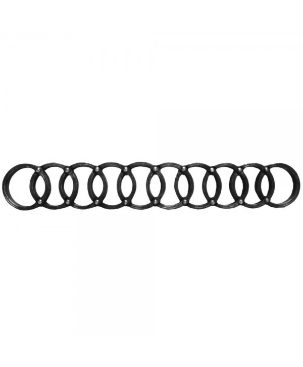 14-SF Solera forjada con aros entrelazados y remachados