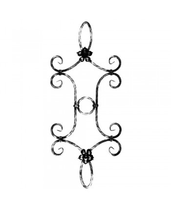 4-AF Adorno de hierro forjado para rejas