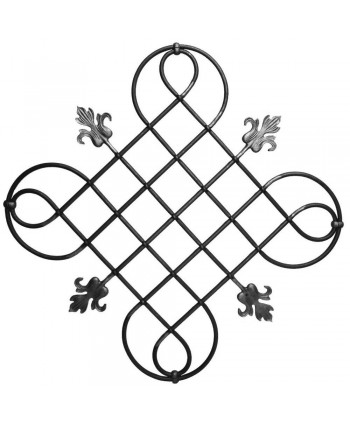 14-AF Adorno moderno de forja para rejas y cancelas