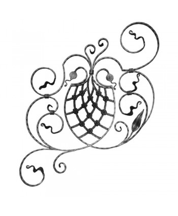 15-AF Adorno de forja artística para balcones