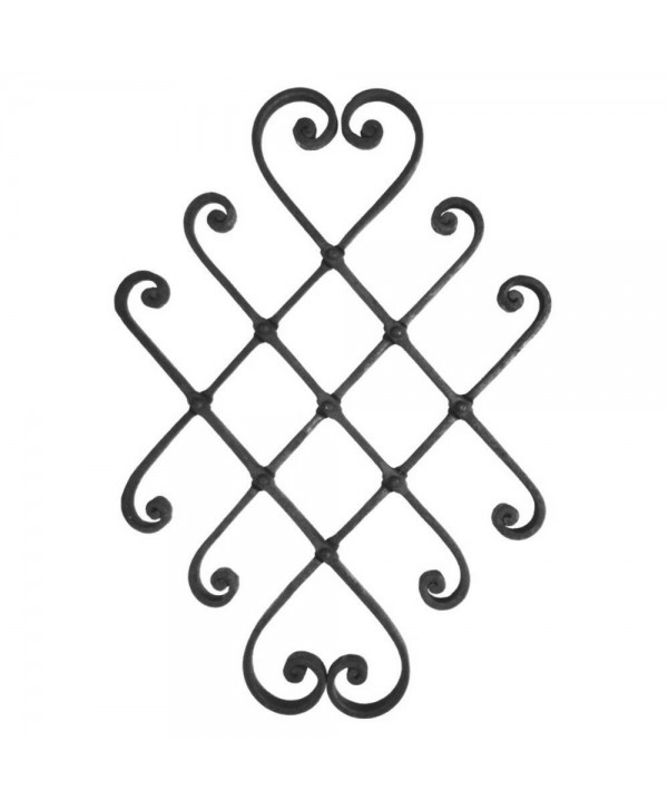 34-AF Adorno forjado extensible para balcones y puertas