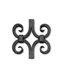 41-AF Adorno de hierro forjado para trabajos de cerrajería