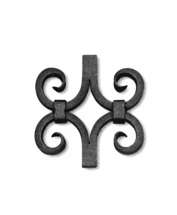 41-AF Adorno de hierro forjado para trabajos de cerrajería