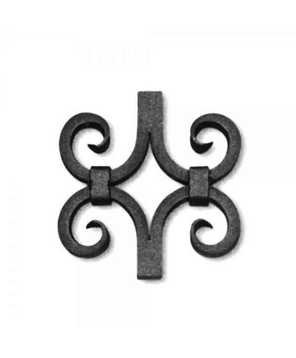 41-AF Adorno de hierro forjado para trabajos de cerrajería