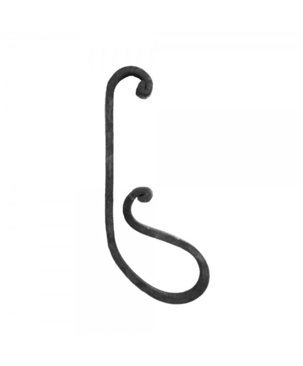 51-AF Rizo de hierro forjado para rejas y cancelas