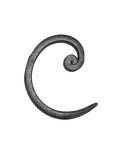 55-AF Caracol de hierro forjado en forma de C