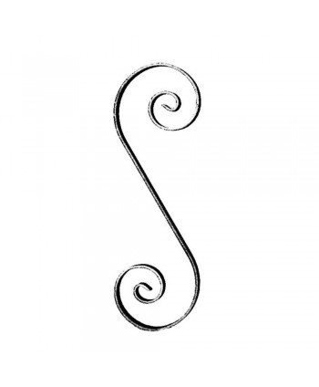 64-AF S de forja artística para decoración y cerrajería