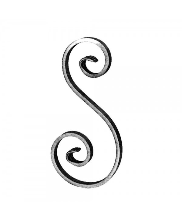 68-AF Rizo estándar forjado en S con las puntas rayadas