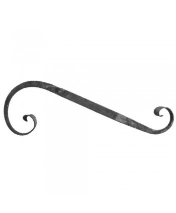 73-AF Rizo forjado al canto para reja castellana