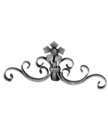 79-AF Adorno de forja para decorar rejas y cancelas