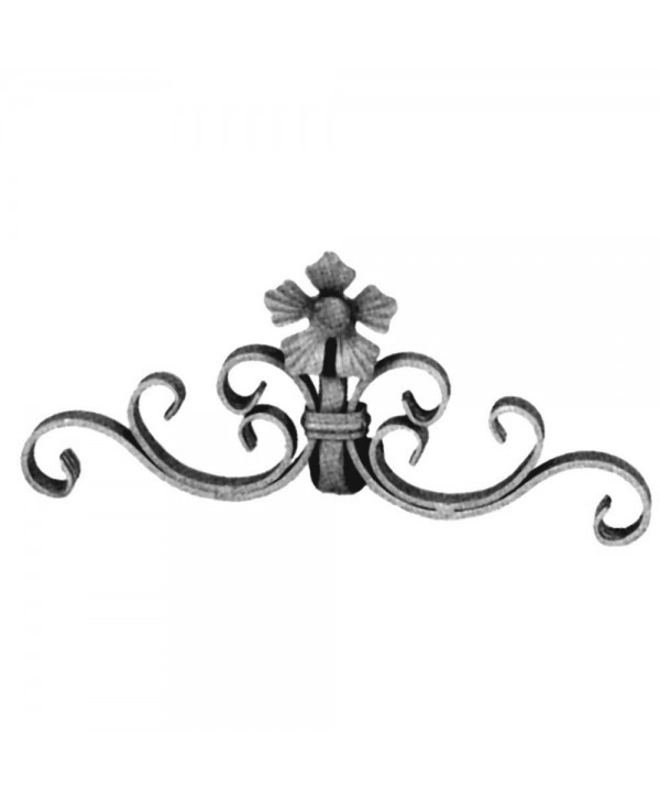 79-AF Adorno de forja para decorar rejas y cancelas