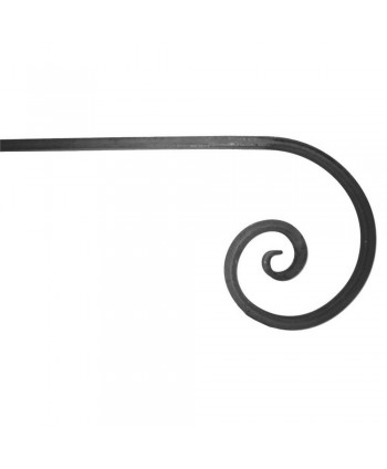 93-AF Rizo en forma de voluta forjada