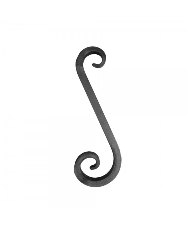 95-AF Rizo forjado en forma de S para rejas y verjas