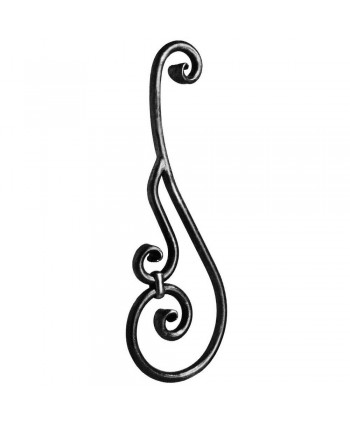 103-AF Adorno forjado para inicio de escalera o pata de mesa