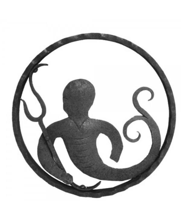 119-AF Adorno de signo acuario en forja