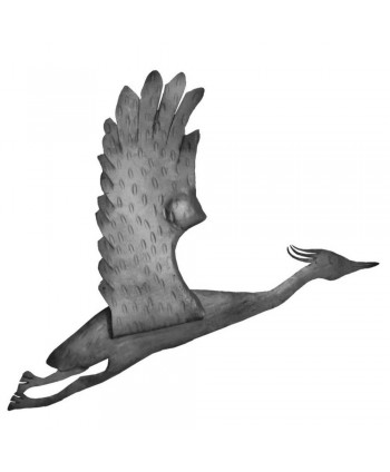 120-AF Adorno de ave de hierro forjado a mano