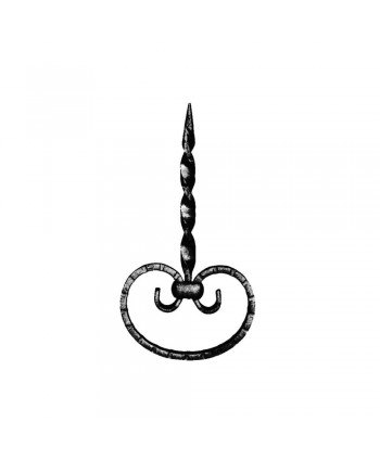 133-AF Adorno forjado para meter entre barrotes de verjas