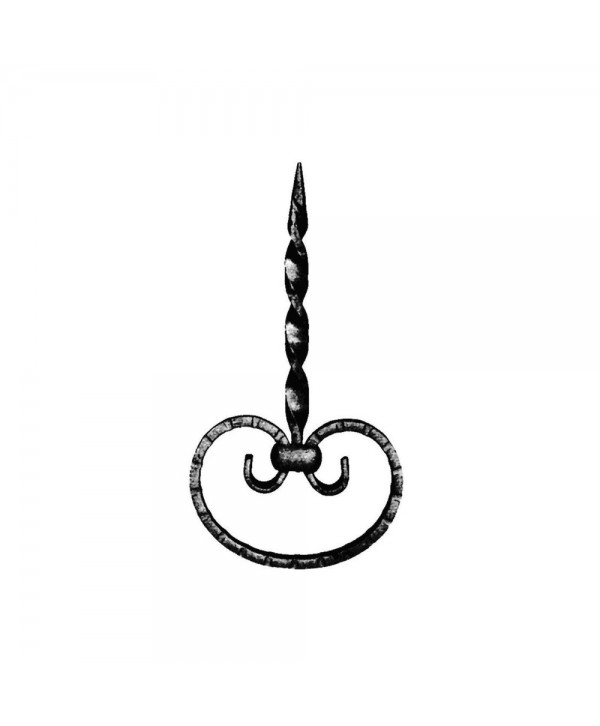 133-AF Adorno forjado para meter entre barrotes de verjas