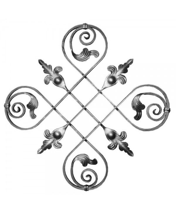 151-AF Panel forjado para decorar rejas y cancelas