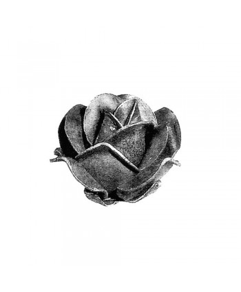 152-AF Rosa forjada para trabajos de cerrajería y decoración