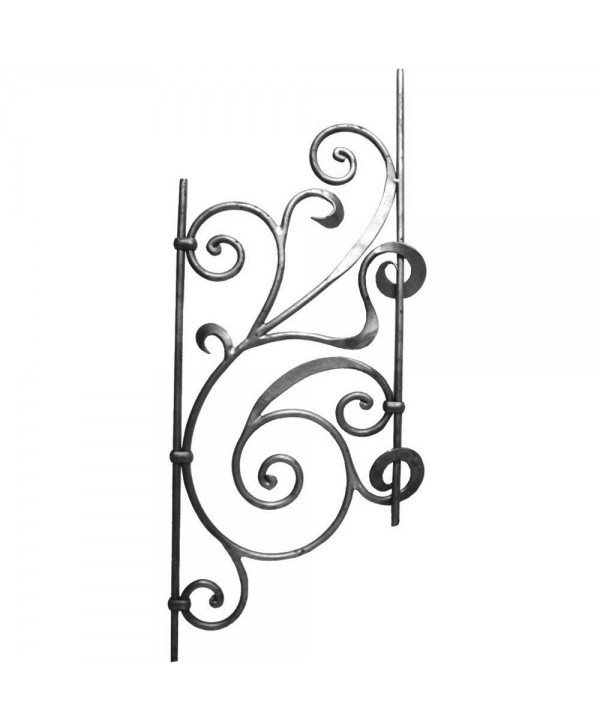 156-AF-B Adorno para barandilla forjada de estilo moderno