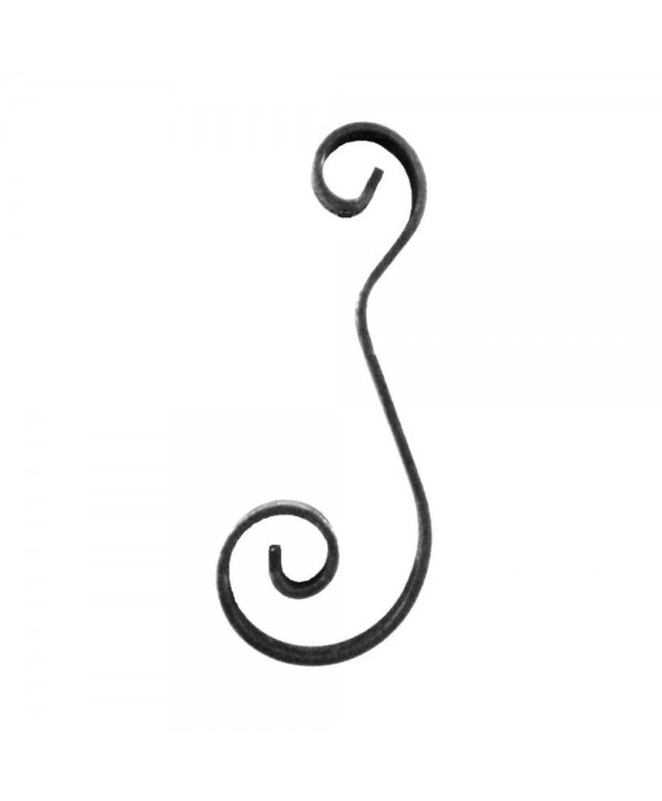 160-AF Rizo de forja en frío con las puntas en liso