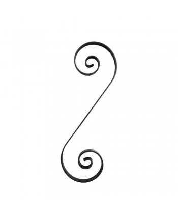 163-AF S de forja con terminación de las puntas lisas