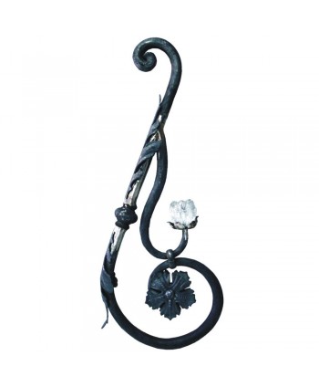 166-AF Adorno forjado para inicio de barandillas artísticas
