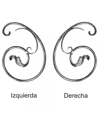 179-AF Adorno de forja para decorar rejas y cancelas