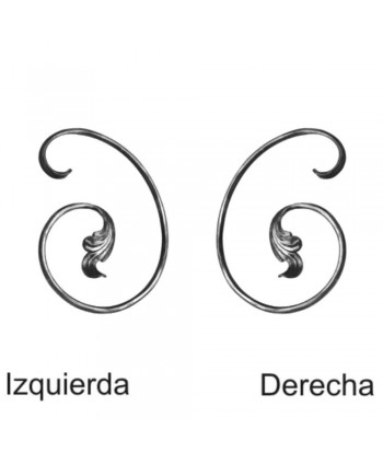 180-AF Adorno de hierro forjado para trabajos de forja