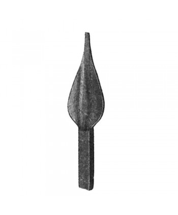 1-LF-P Punta de lanza de forja prensada para rejas