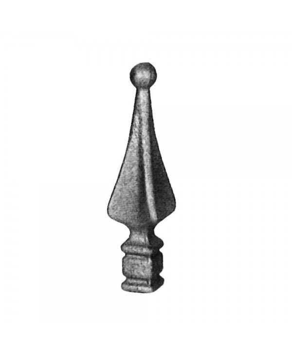 14-LF Flecha de hierro forjado para soldar en verjas