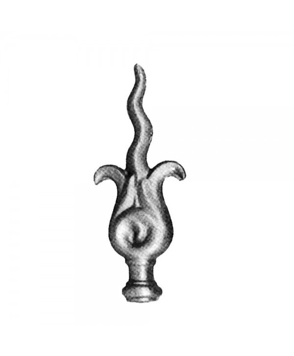 27-LF Punta de lanza de forja decorativa