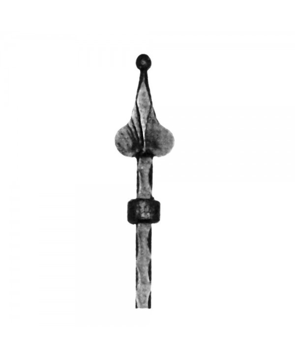 33-LF Lanza de forja en cuadrado machacado