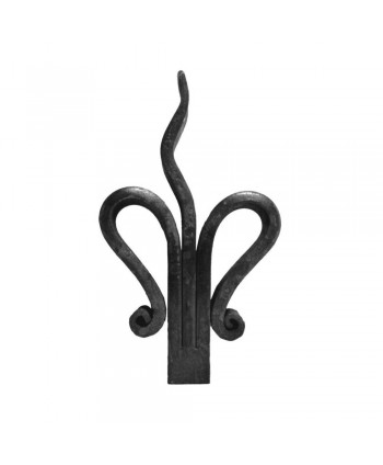 38-LF Lanza de forja con dos rizos laterales