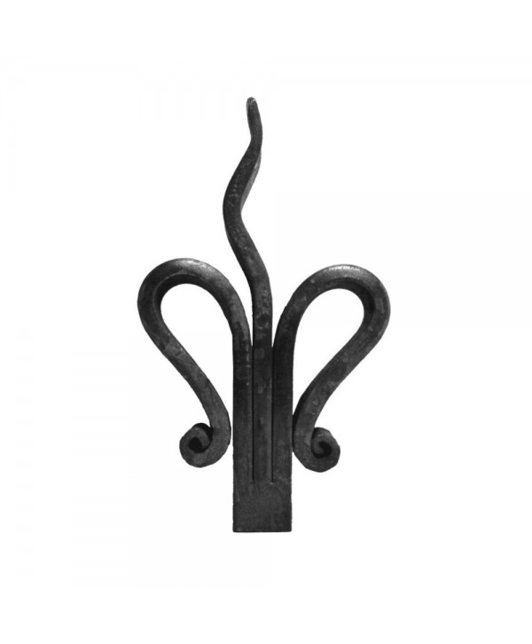 38-LF Lanza de forja con dos rizos laterales