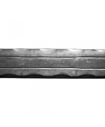 4-PS Pletina con ranuras y machacada de hierro forjado