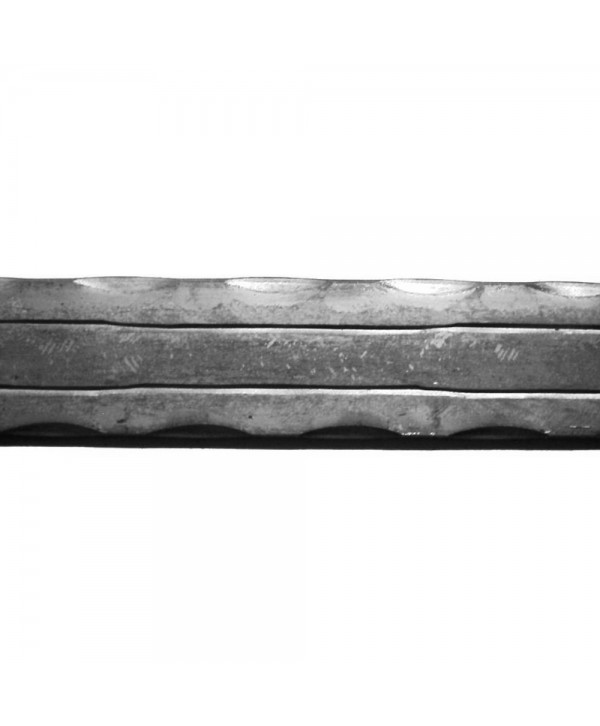 4-PS Pletina con ranuras y machacada de hierro forjado