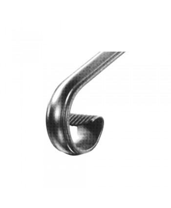 11-RT Remate corto forjado de pasamanos doble estría