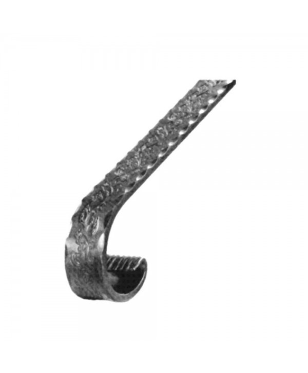 17-RT Remate corto para pletina de forja mariposas