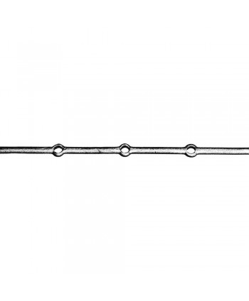 4-BP Barra redonda perforada para verjas y rejas