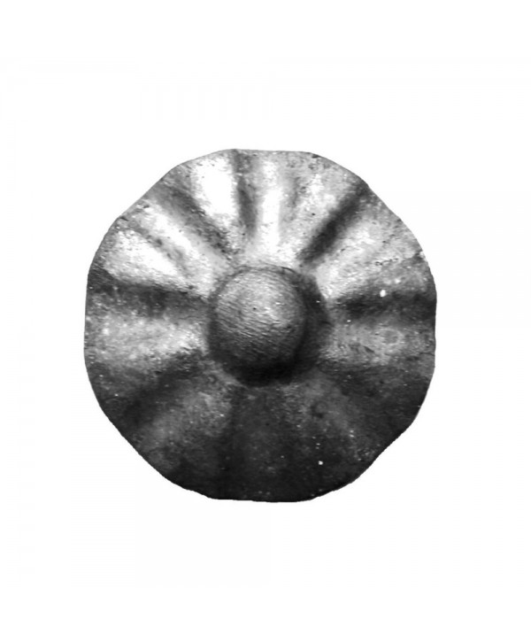 10-RF Roseta de hierro forjado para rejas y verjas